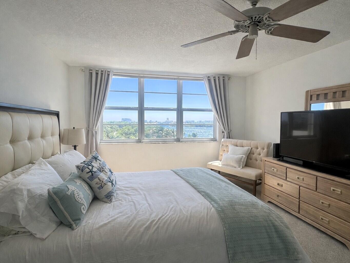 2121 North Ocean Boulevard, Unit 609W Boca Raton, FL 33431 - Photo 10 of 32 Primary Bedroom with Ocean View