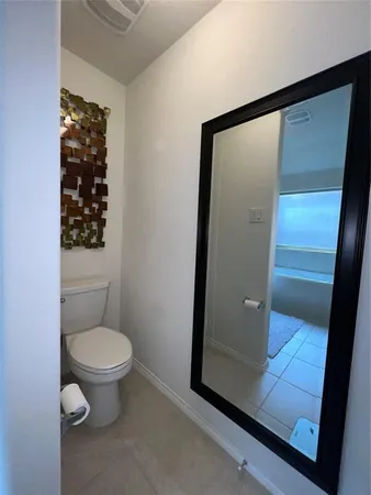 a bathroom with a toilet