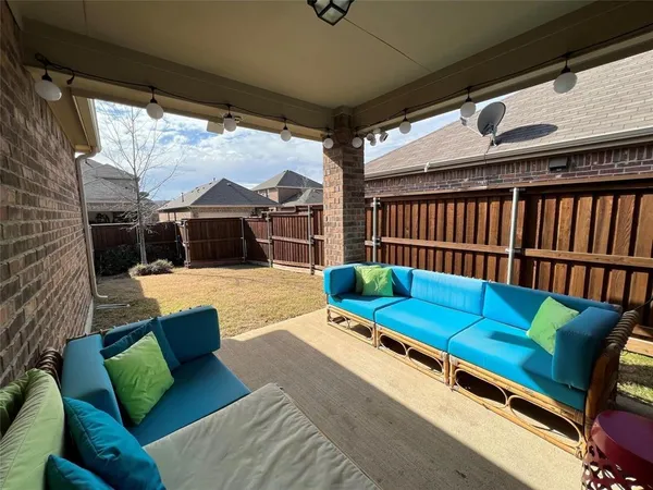 a view of a chairs in a balcony