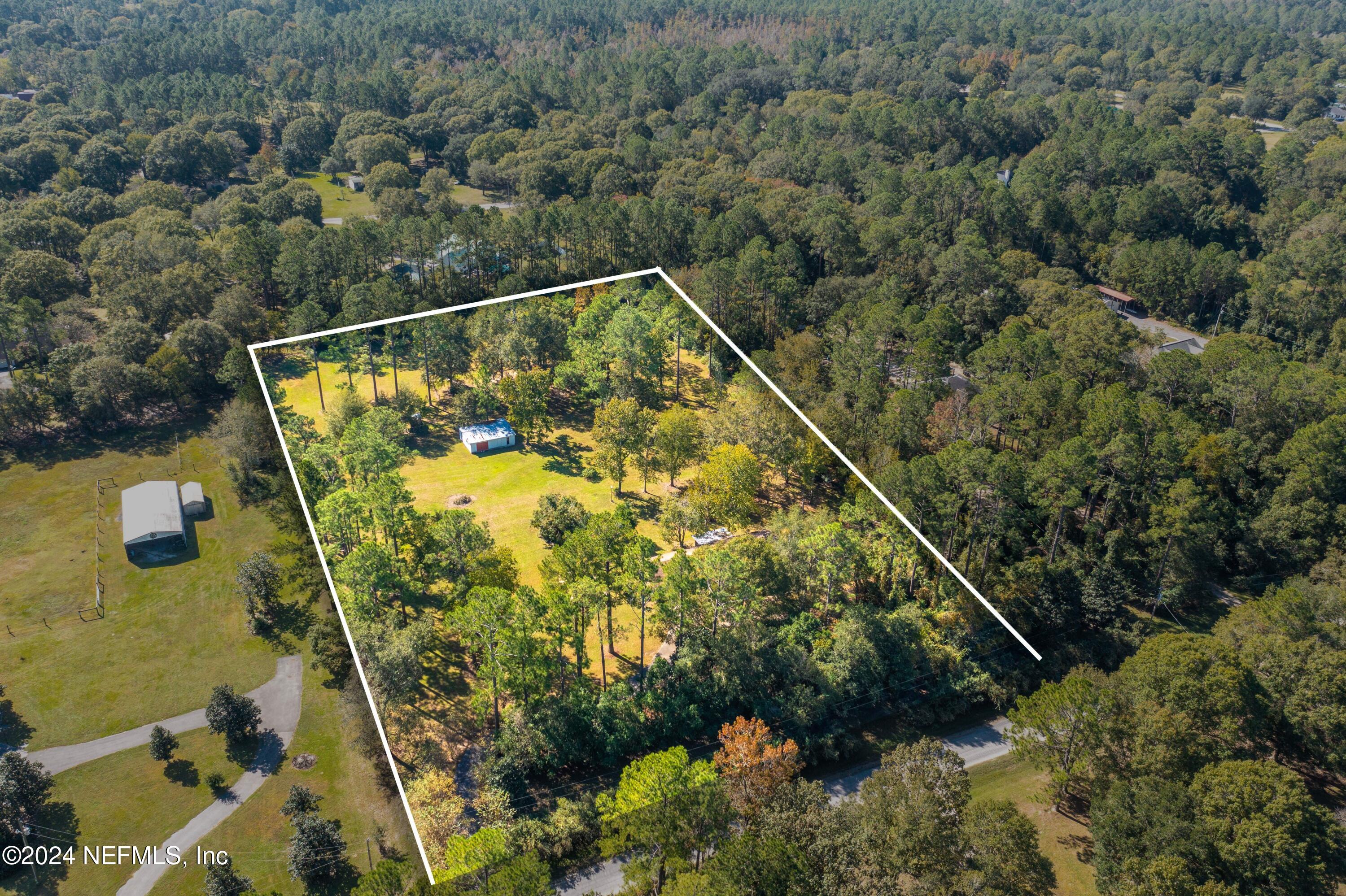 7532 Glynn Allyn Road Macclenny, FL 32063 - Photo 6 of 47 7532 Glynn Allyn Rd-6 With Property Line