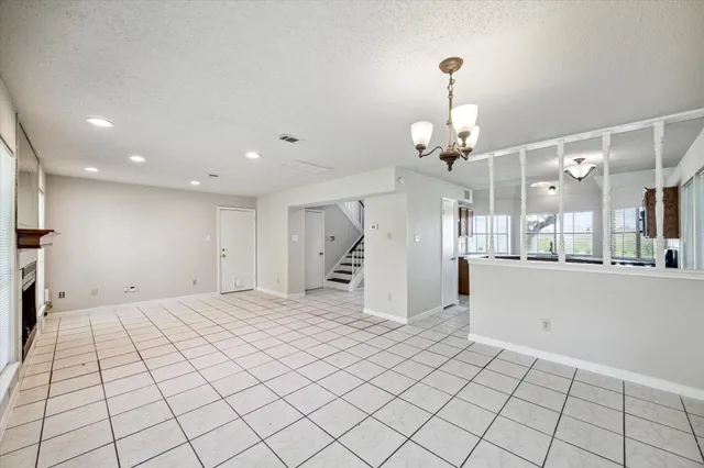 a view of a livingroom with a furniture