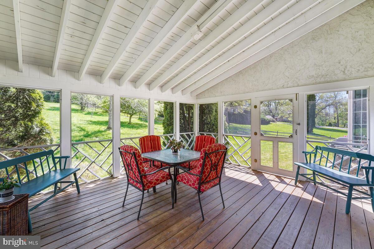 618 Aberdeen Road Kennett Square, PA 19348 - Photo 33 of 36 Hardwood Decking in the Screened-in Porch