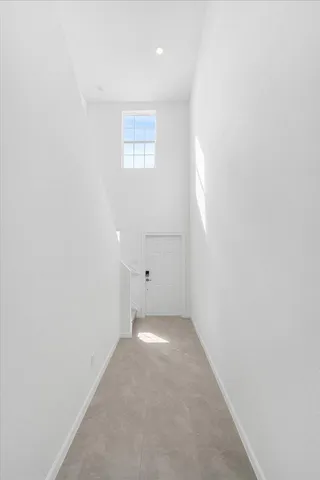 a view of a window in a room