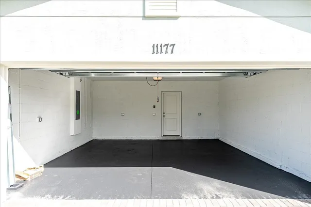 a close view of utility room