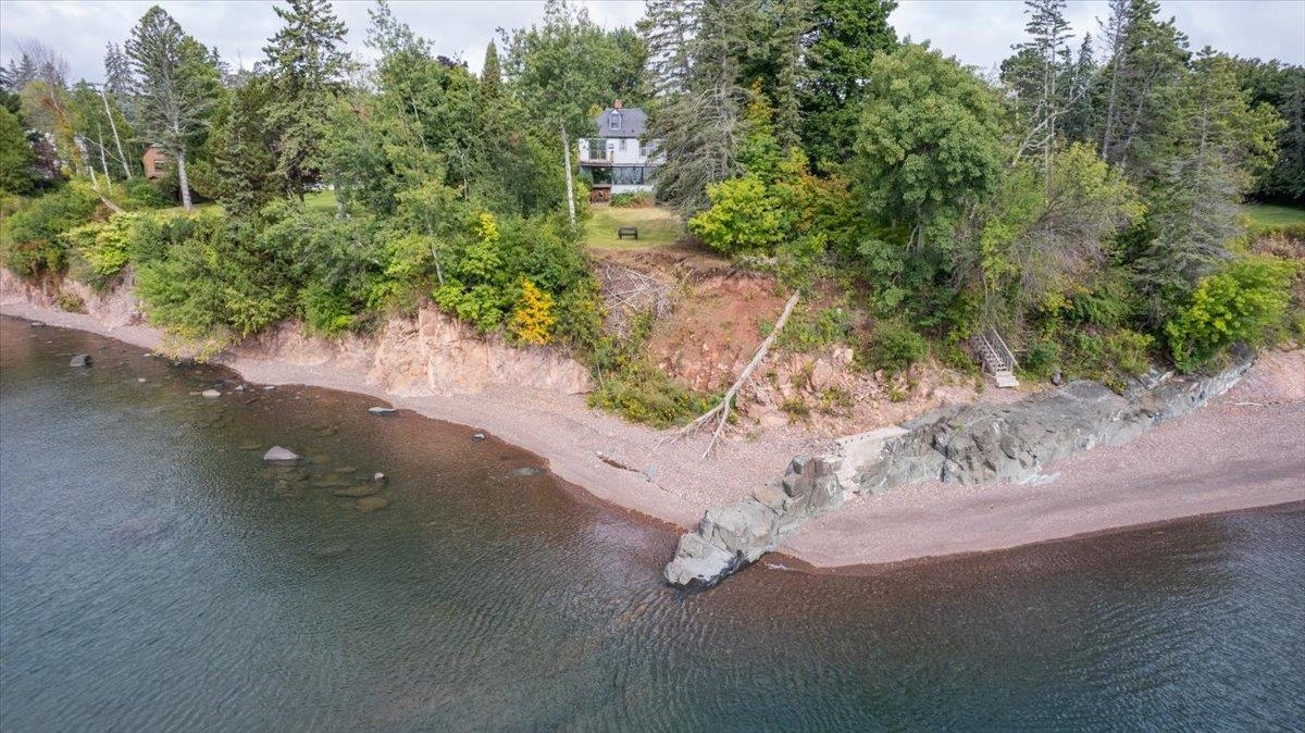 5130 London Road Duluth, MN 55804 - Photo 2 of 45 Aerial view of property's location with a nearby body of water