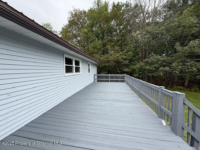 53 Elkview Drive, Unit 985 Forest City, PA 18421 - Photo 11 of 38 a view of deck in the backyard