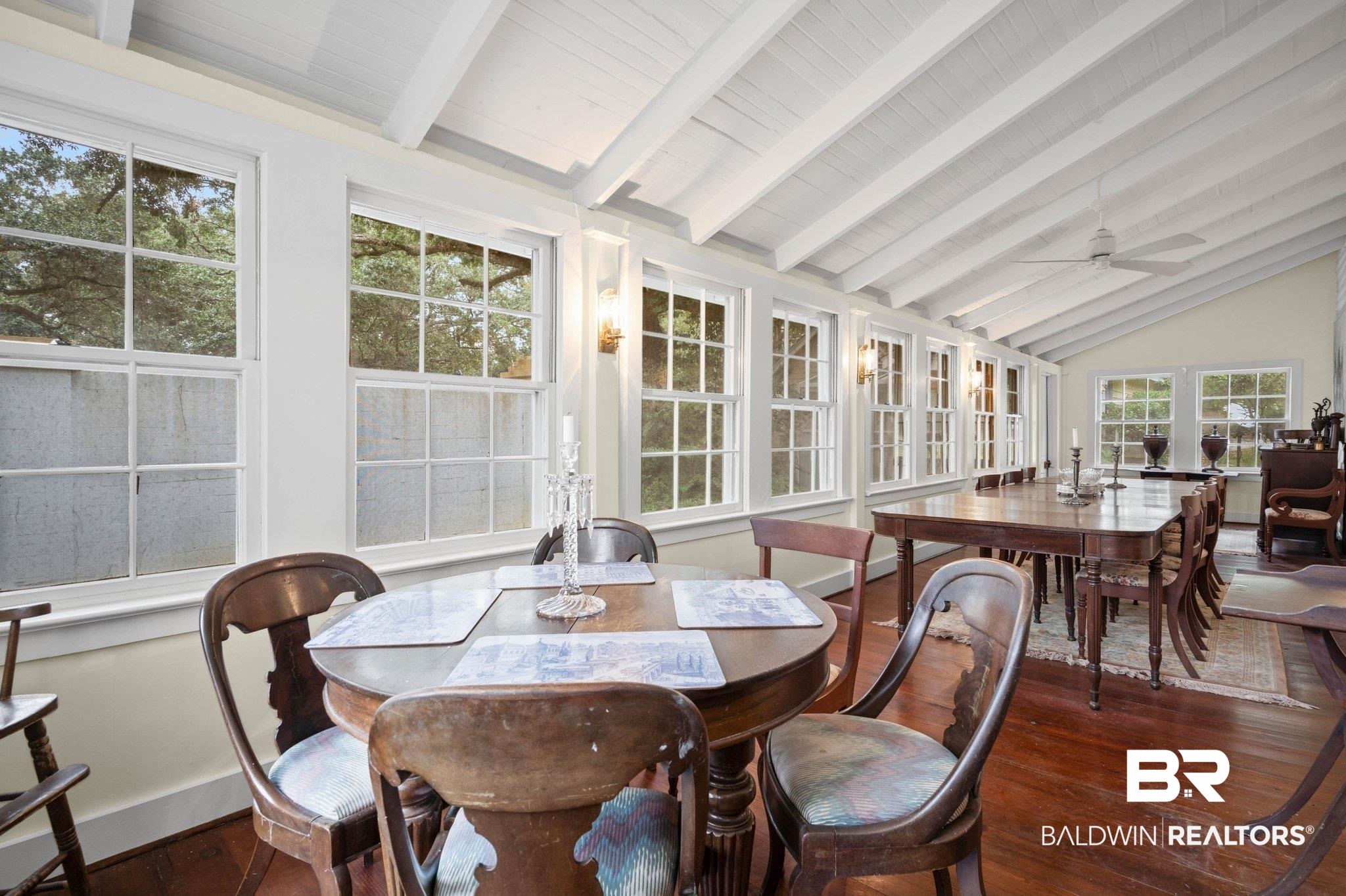 23561 Main Street Fairhope, AL 36532 - Photo 6 of 45 Sunroom with hardwood / wood-style floors and french doors