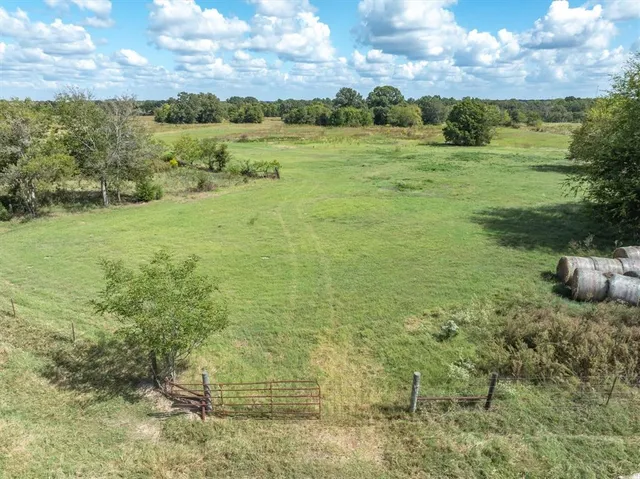 a view of a lake with a beach