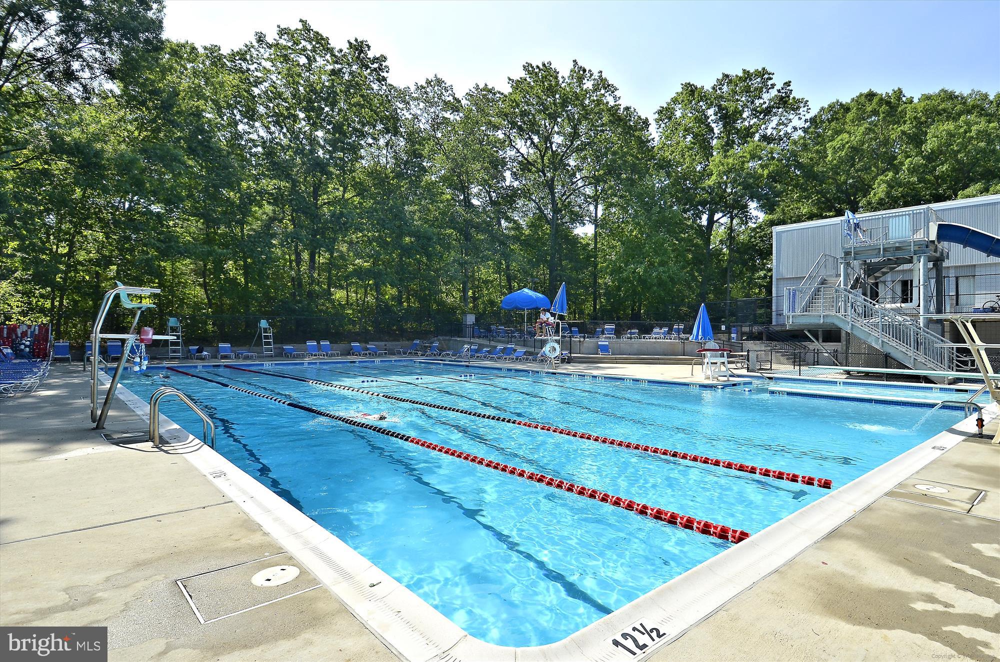 11407 Drop Forge Lane Reston, VA 20191 - Photo 44 of 48 a view of a swimming pool with a patio