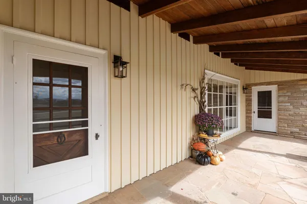 a view of a lake with outdoor space