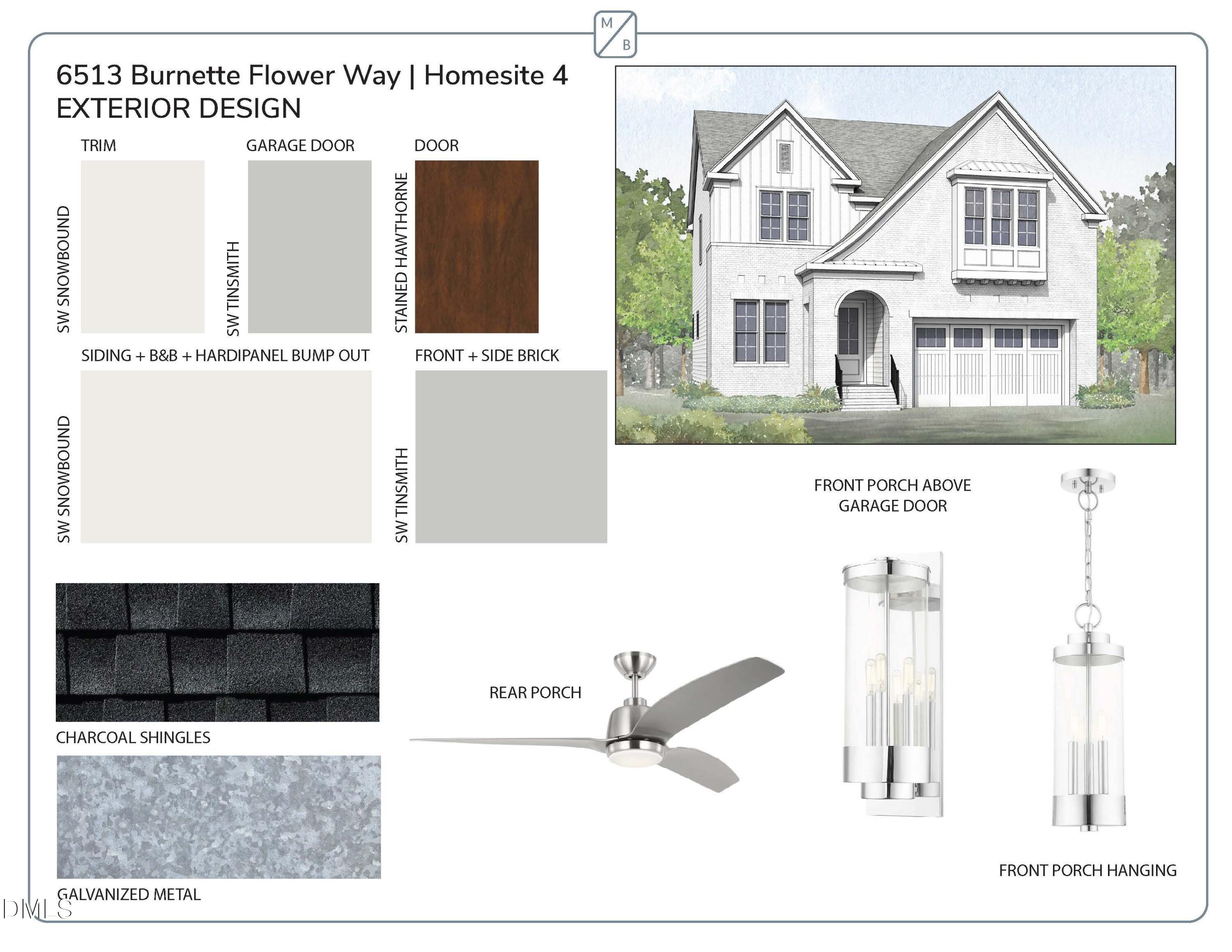 6513 Burnette Flower Way Raleigh, NC 27612 - Photo 10 of 22 a picture of a floor plan