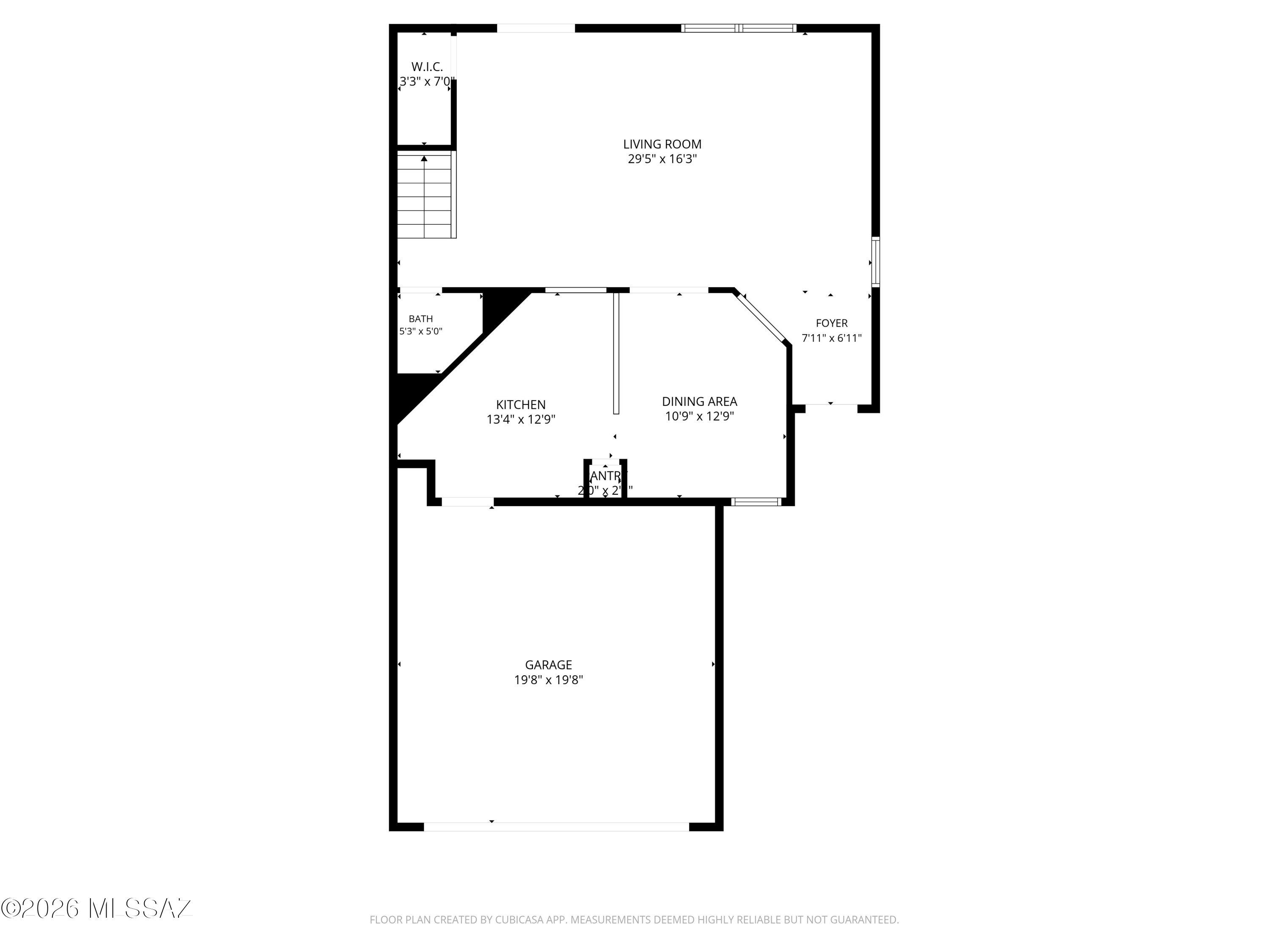 5779 South Manta Ray Road Tucson, AZ 85706 - Photo 25 of 30 a picture of a floor plan