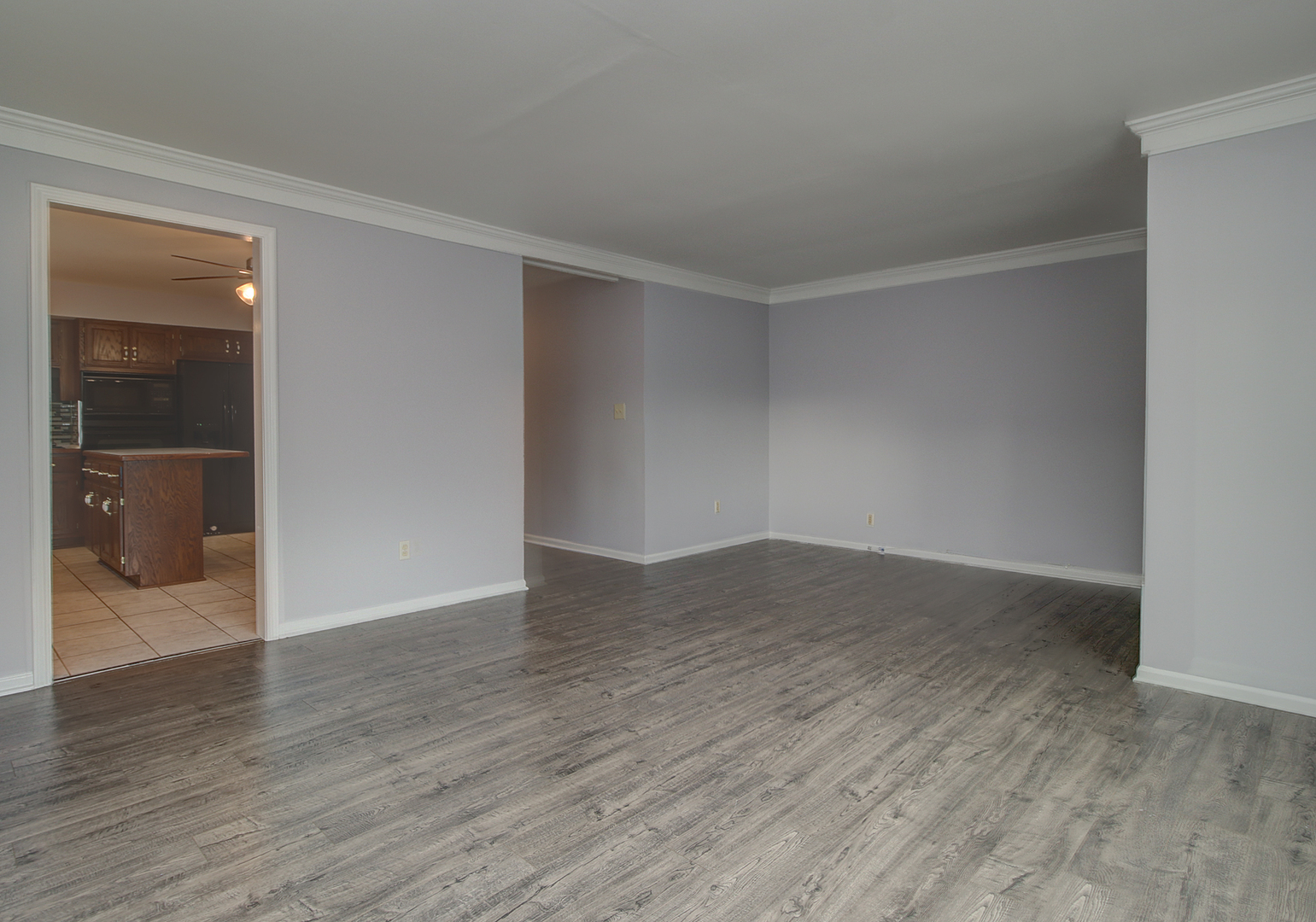 24218 West Main Street Plainfield, IL 60544 - Photo 5 of 19 a view of empty room with wooden floor