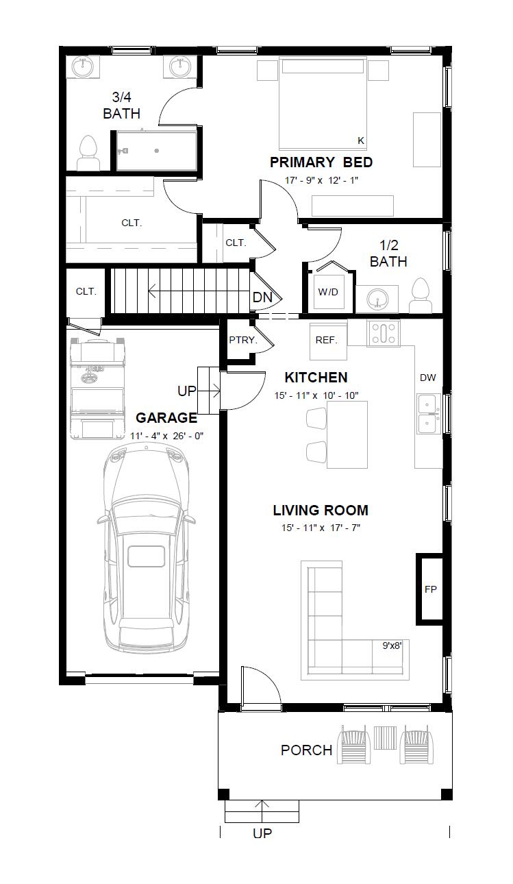7 Daybreak Lane, Unit 3 Windham, ME 04062 - Photo 13 of 13 Portland Right Floorplan