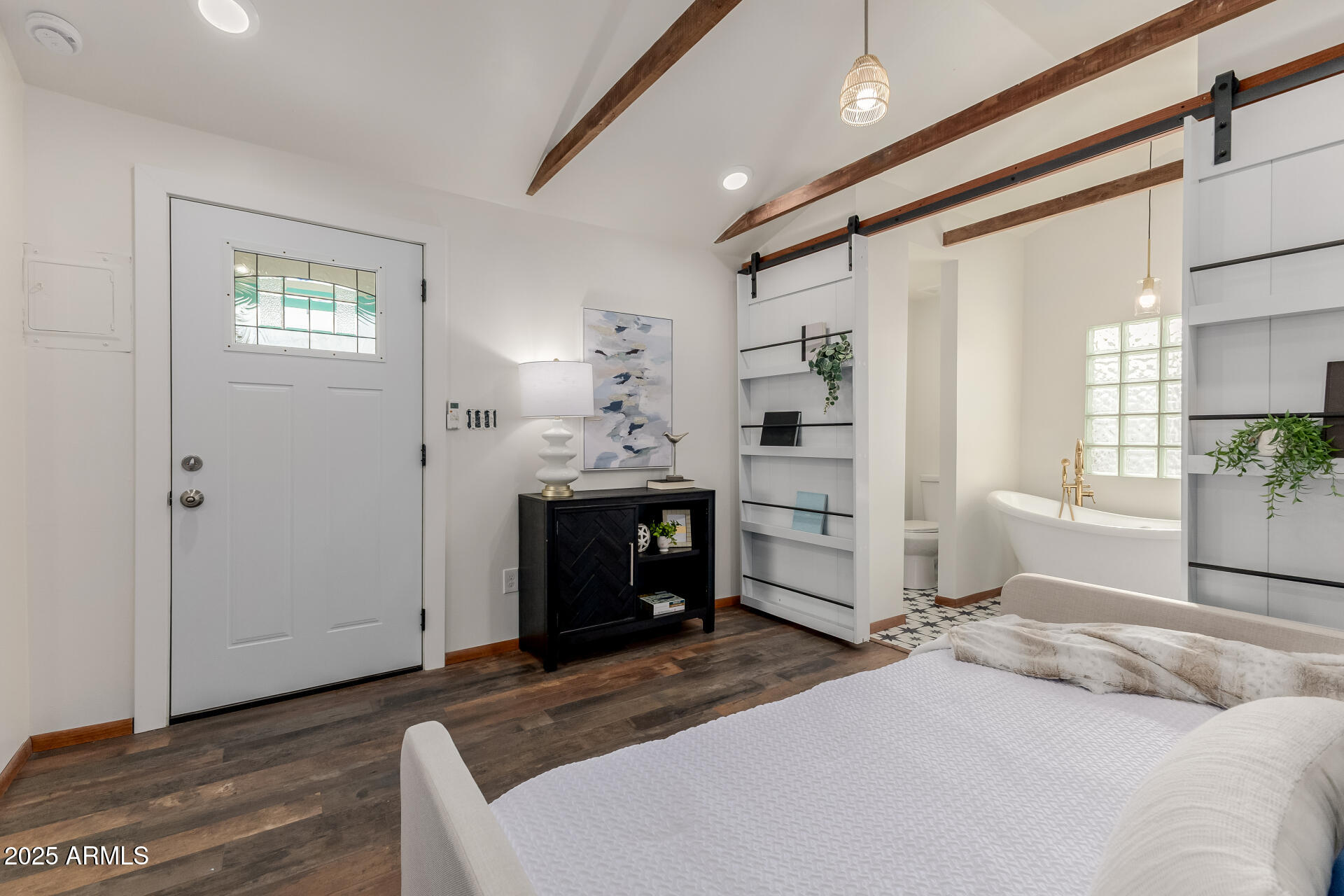 1305 East Granada Road Phoenix, AZ 85006 - Photo 22 of 35 a bedroom with a bed and a window