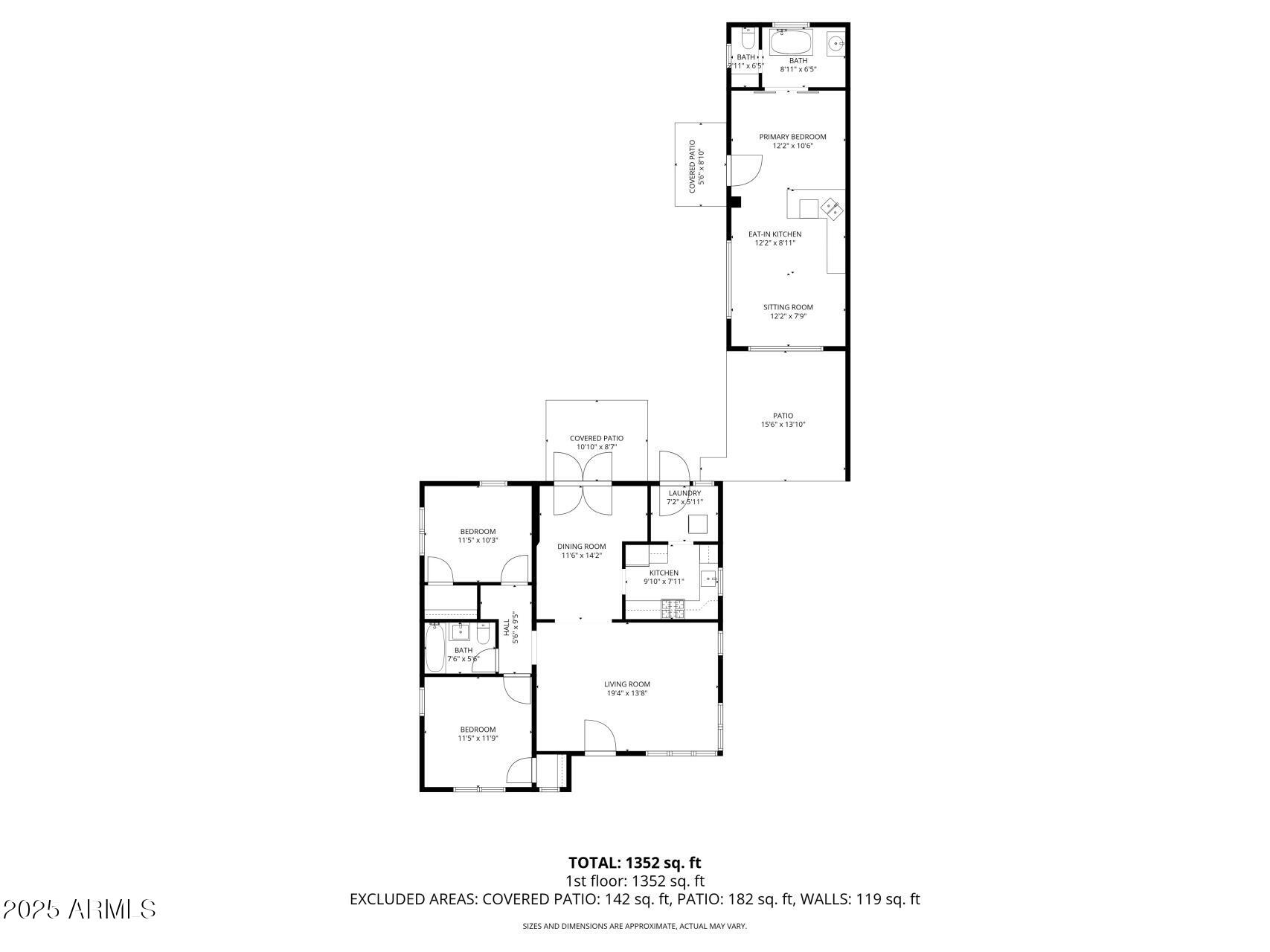 1305 East Granada Road Phoenix, AZ 85006 - Photo 34 of 35 a picture of a room with a white wall