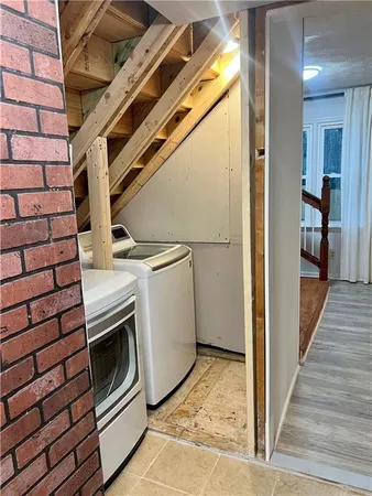 a view of balcony with staircase