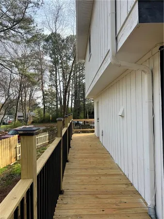 a view of a house with a roof deck