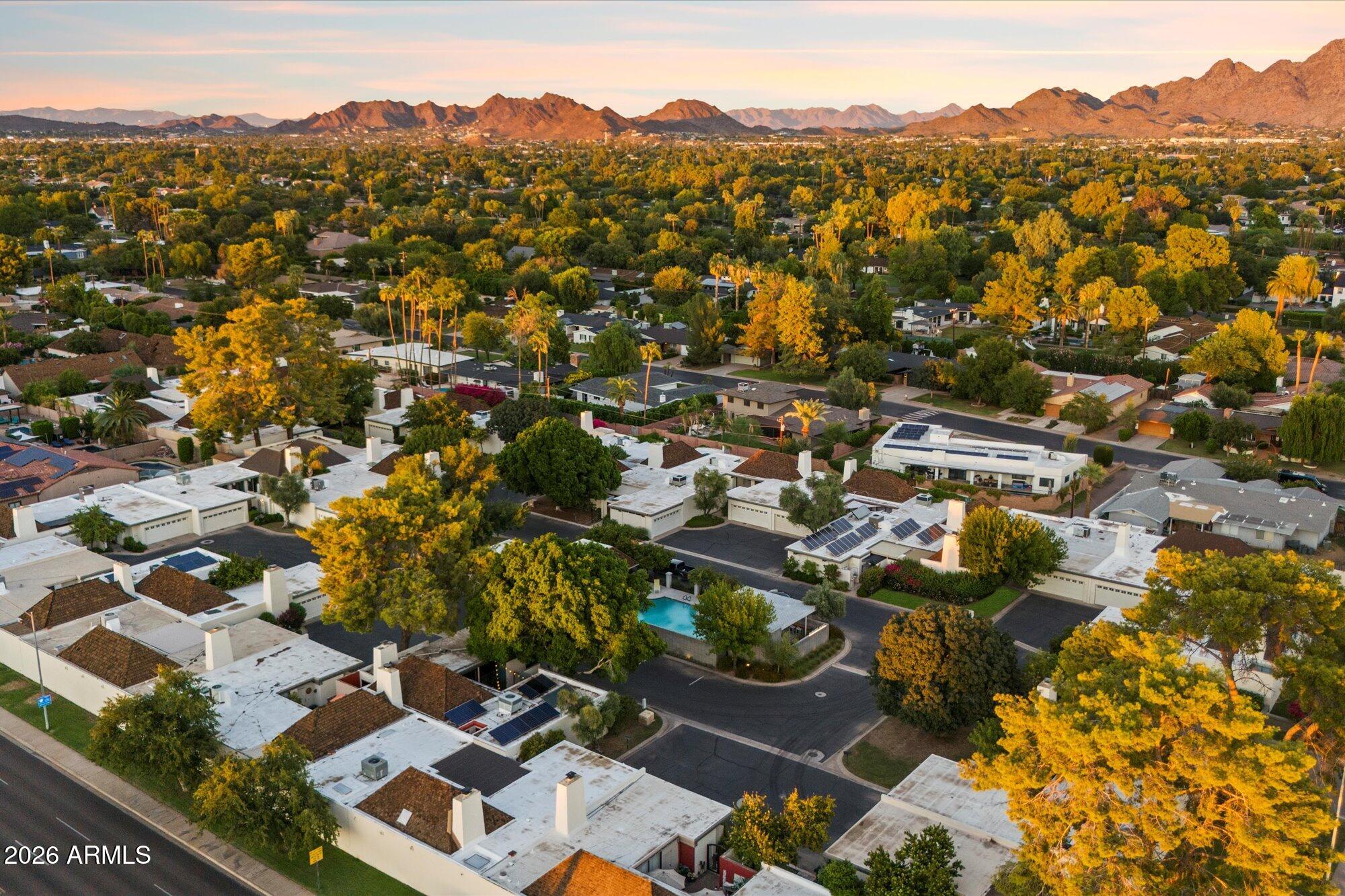 7005 North Barbados Place Phoenix, AZ 85021 - Photo 41 of 42 an aerial view of residential house with parking space