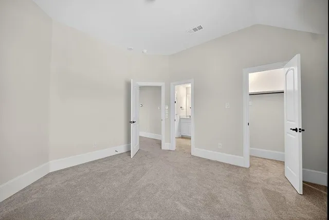 a view of empty room