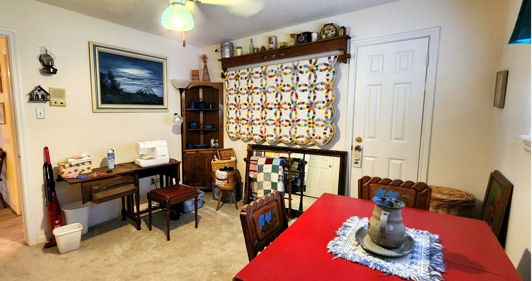 16155 Hexham Drive Spring, TX 77379 - Photo 35 of 47 a living room with furniture and a painting on the wall