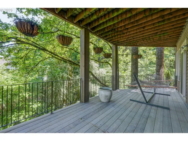 a view of an outdoor space with a lake view