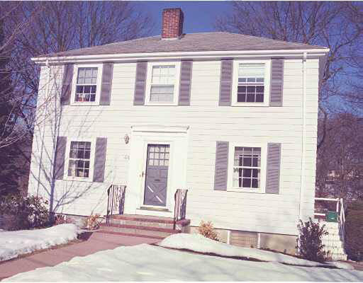 44 Oakmont Road Newton, MA 02459 - Photo 1 of 1 a front view of a house with a yard