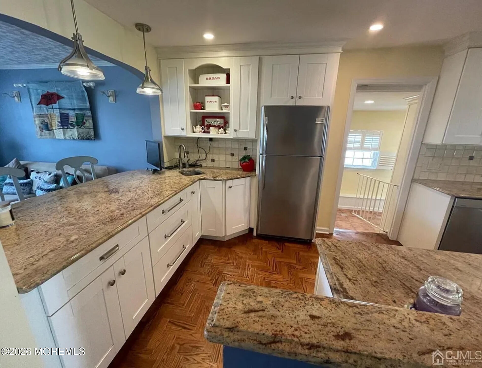 90 Minnesink Road Manasquan, NJ 08736 - Photo 4 of 30 a kitchen with granite countertop a sink stove and refrigerator