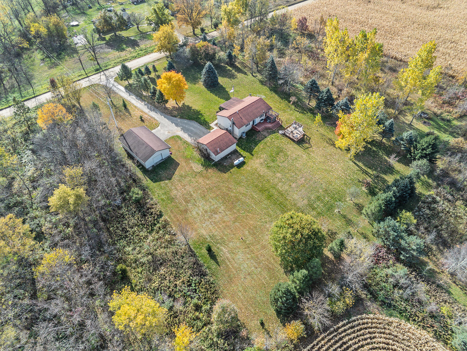 7146 Hall Road Bellevue, MI 49021 - Photo 22 of 23 7146 Hall Rd Drone-1