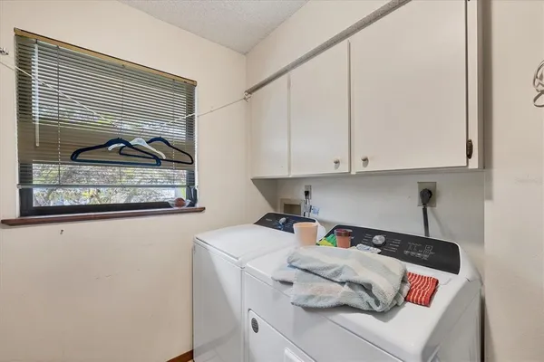 a room with storage and utility
