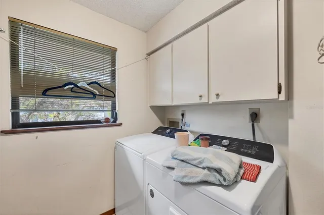 a room with storage and utility