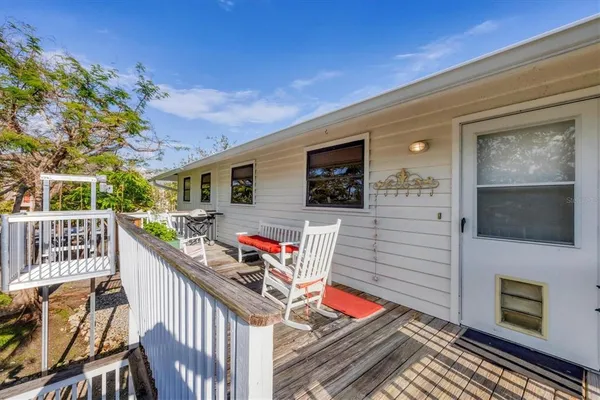 a outdoor space with furniture