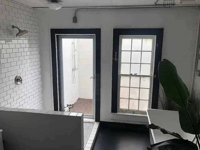 a view of a room with closet