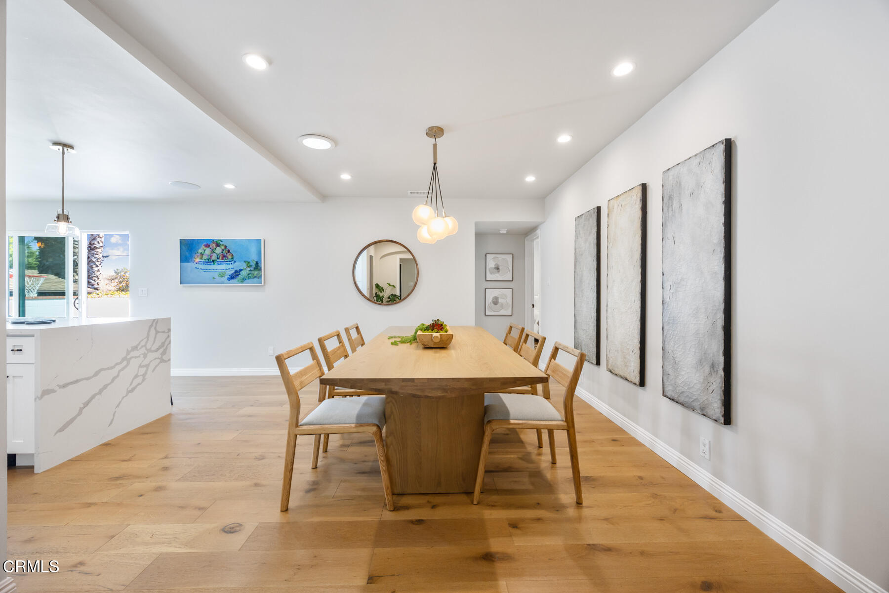 2386 Galbreth Road Pasadena, CA 91104 - Photo 13 of 63 a view of a dining room with furniture and wooden floor