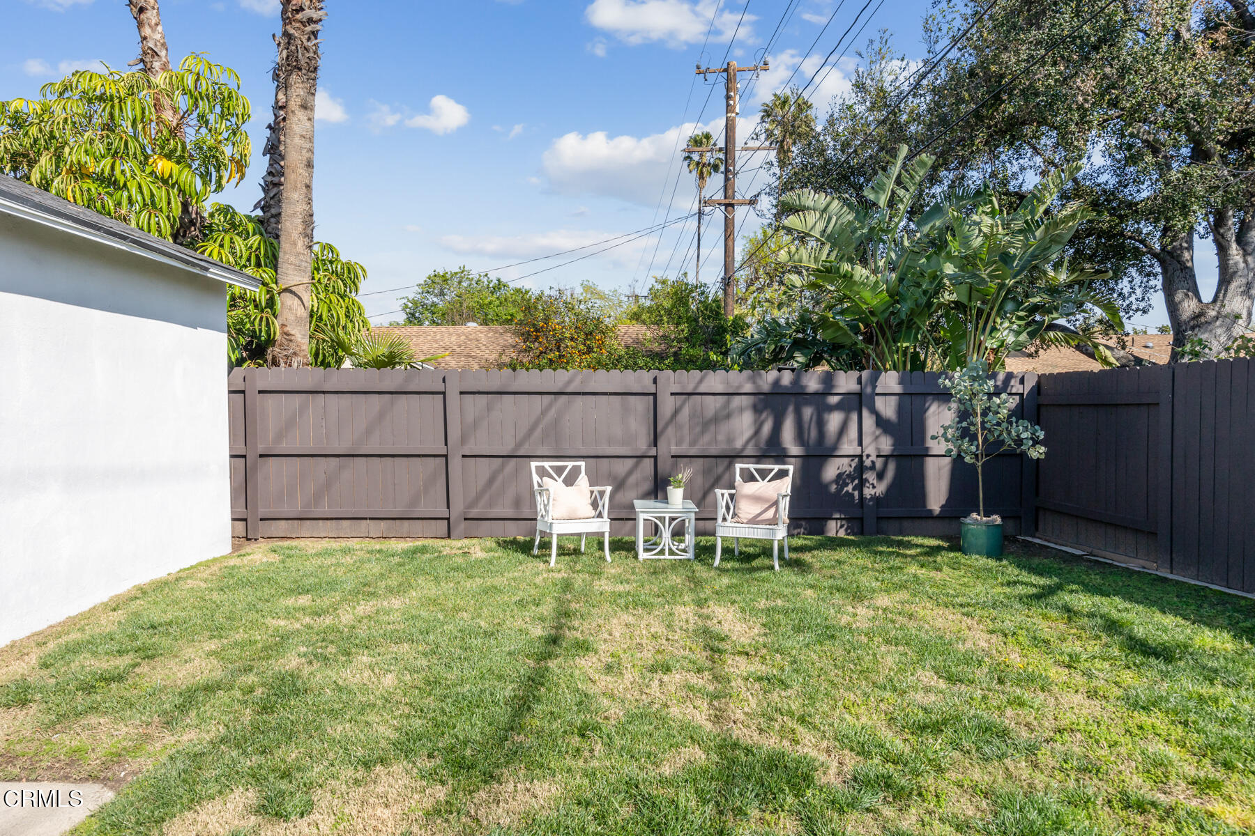 2386 Galbreth Road Pasadena, CA 91104 - Photo 49 of 63 a view of a backyard with a garden and deck