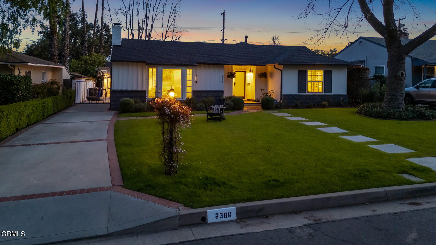 2386 Galbreth Road Pasadena, CA 91104 - Photo 56 of 63 a view of a house with a patio