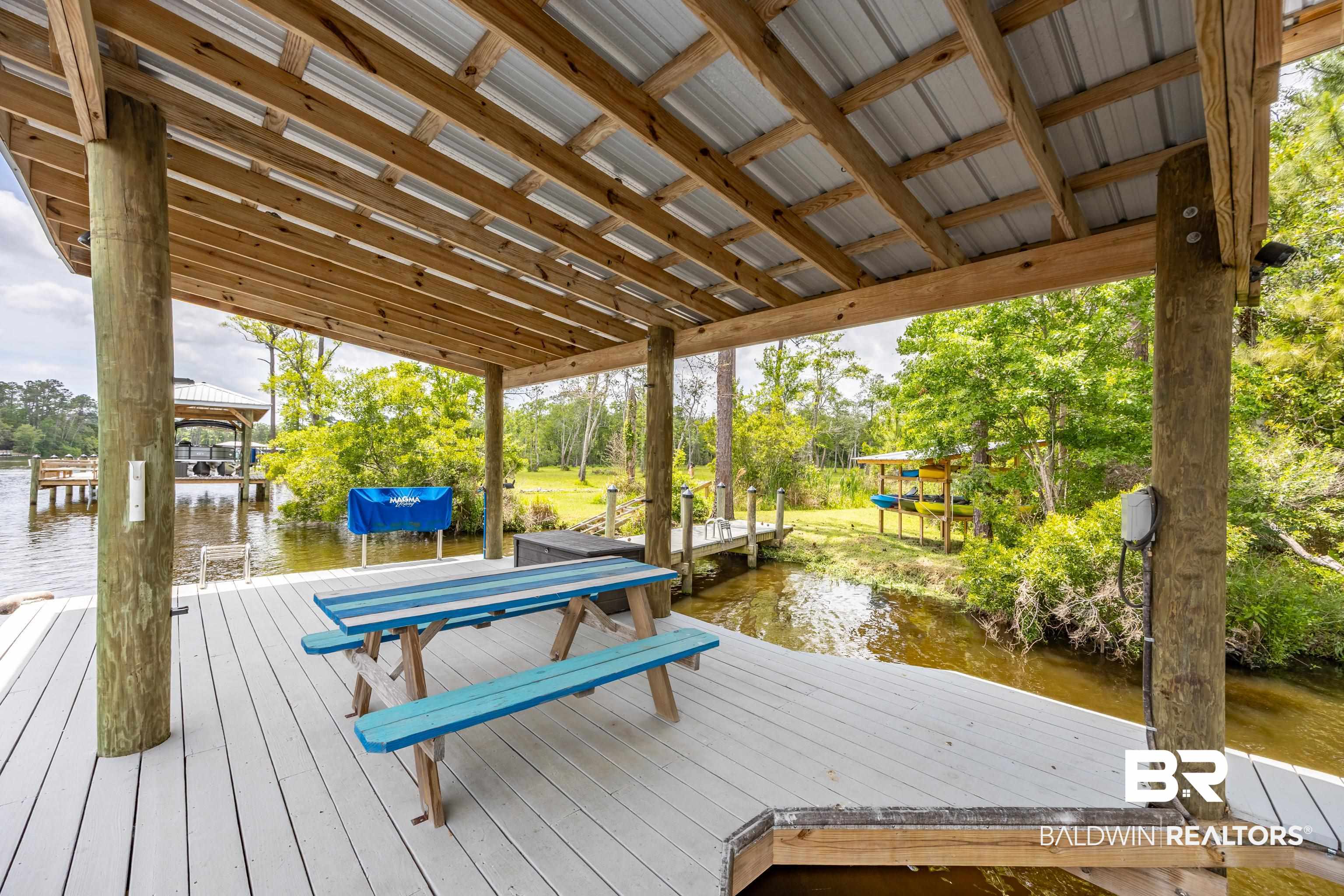 9771 Clarke Ridge Road Foley, AL 36535 - Photo 14 of 72 View of dock featuring a water view.