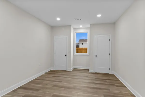 a view of empty room