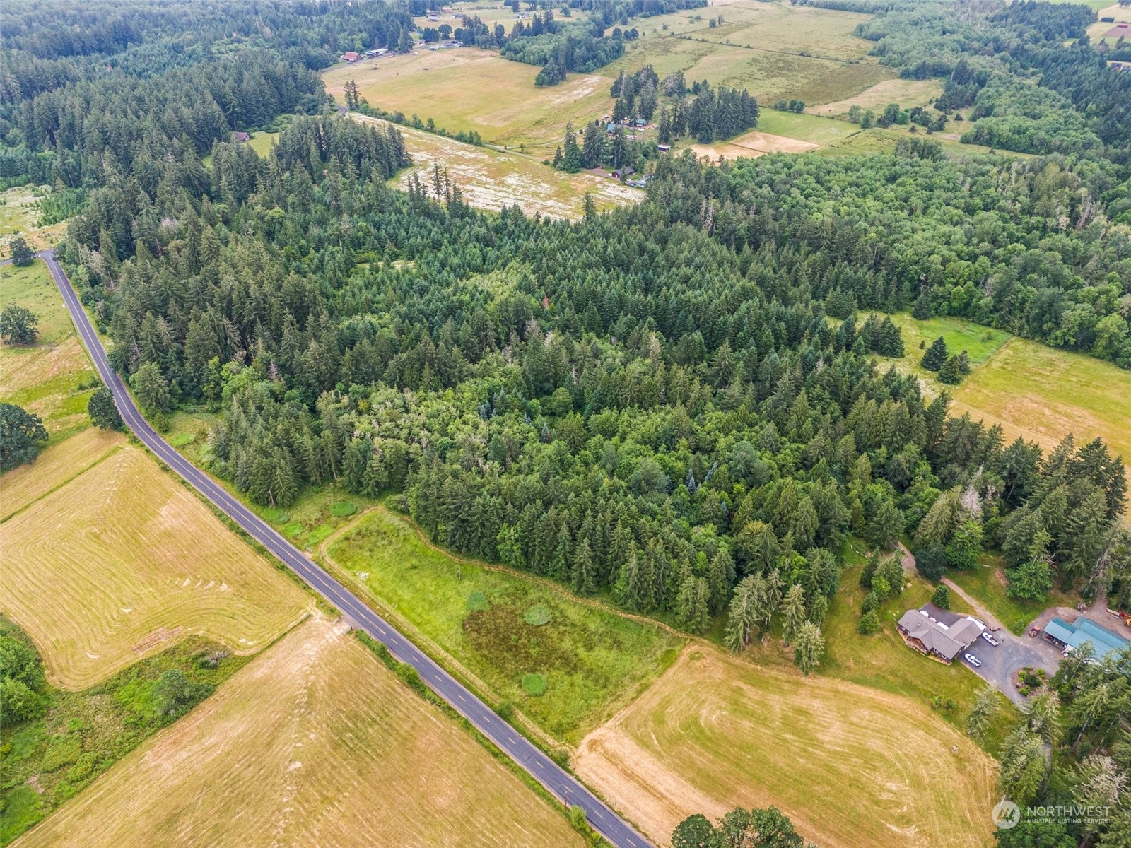 0 Howe Road Toledo, WA 98591 - Photo 5 of 16 a view of a pool and trees in the background