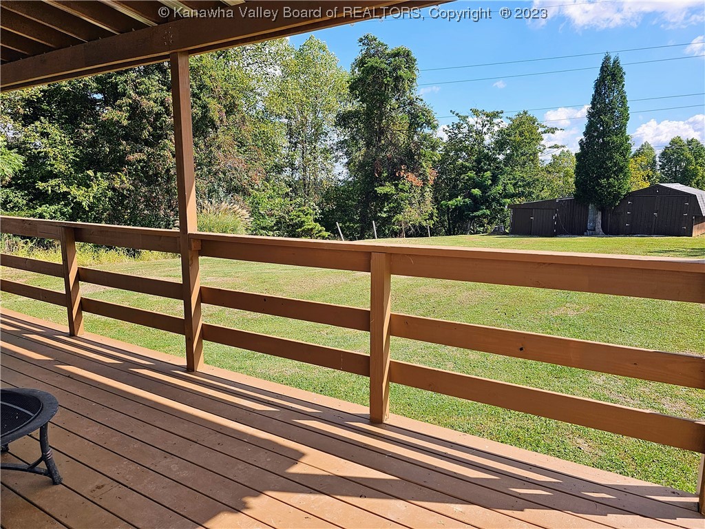 682 Chestnut Ridge Road Mount Alto, WV 25264 - Photo 3 of 40 REAR DECK