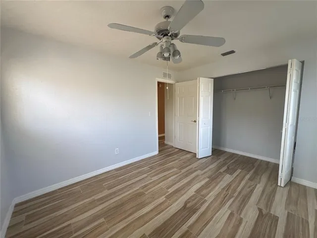 wooden floor in an empty room