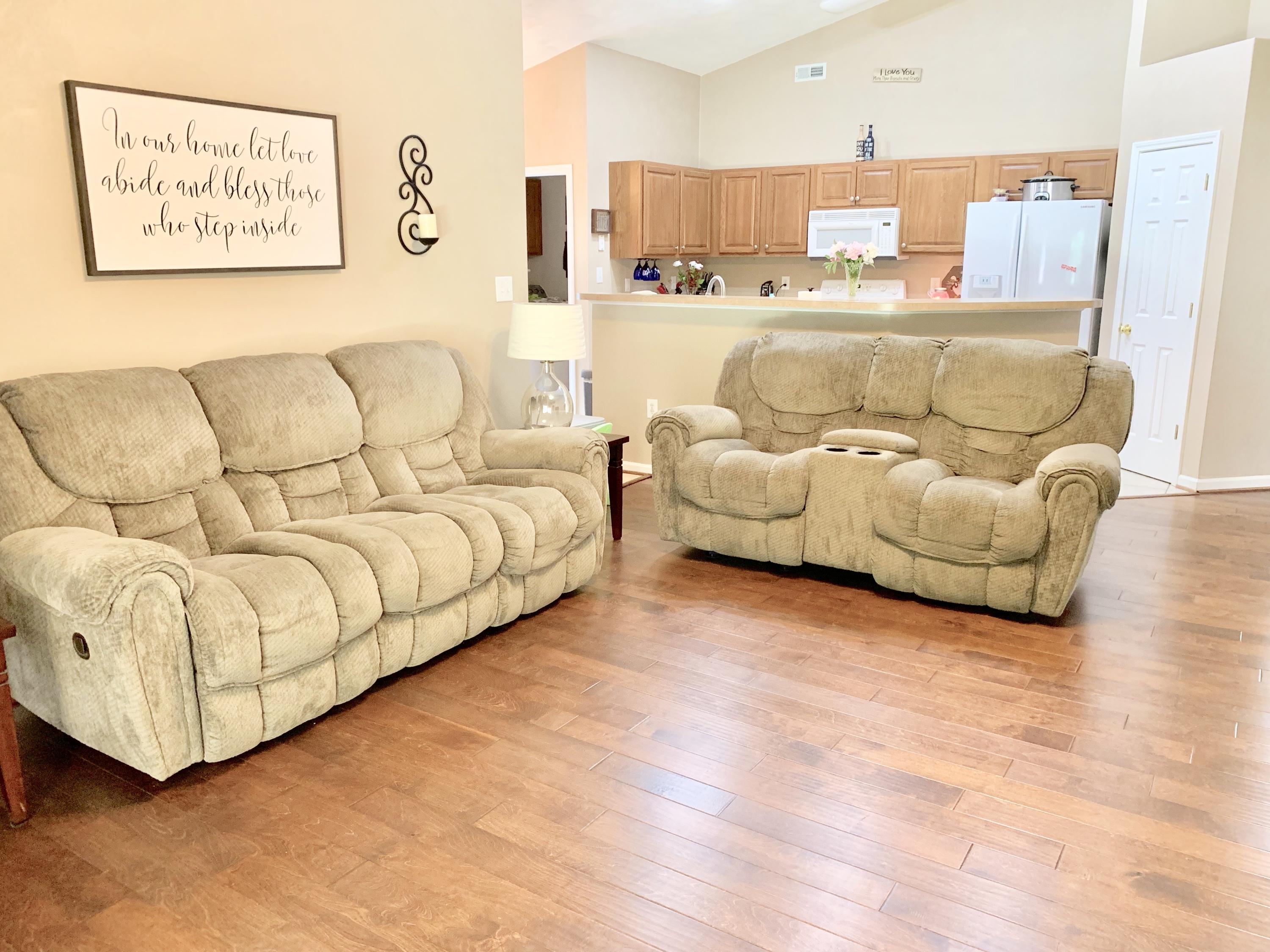 4242 Daugherty Road Salem, VA 24153 - Photo 8 of 40 a living room with furniture and kitchen view