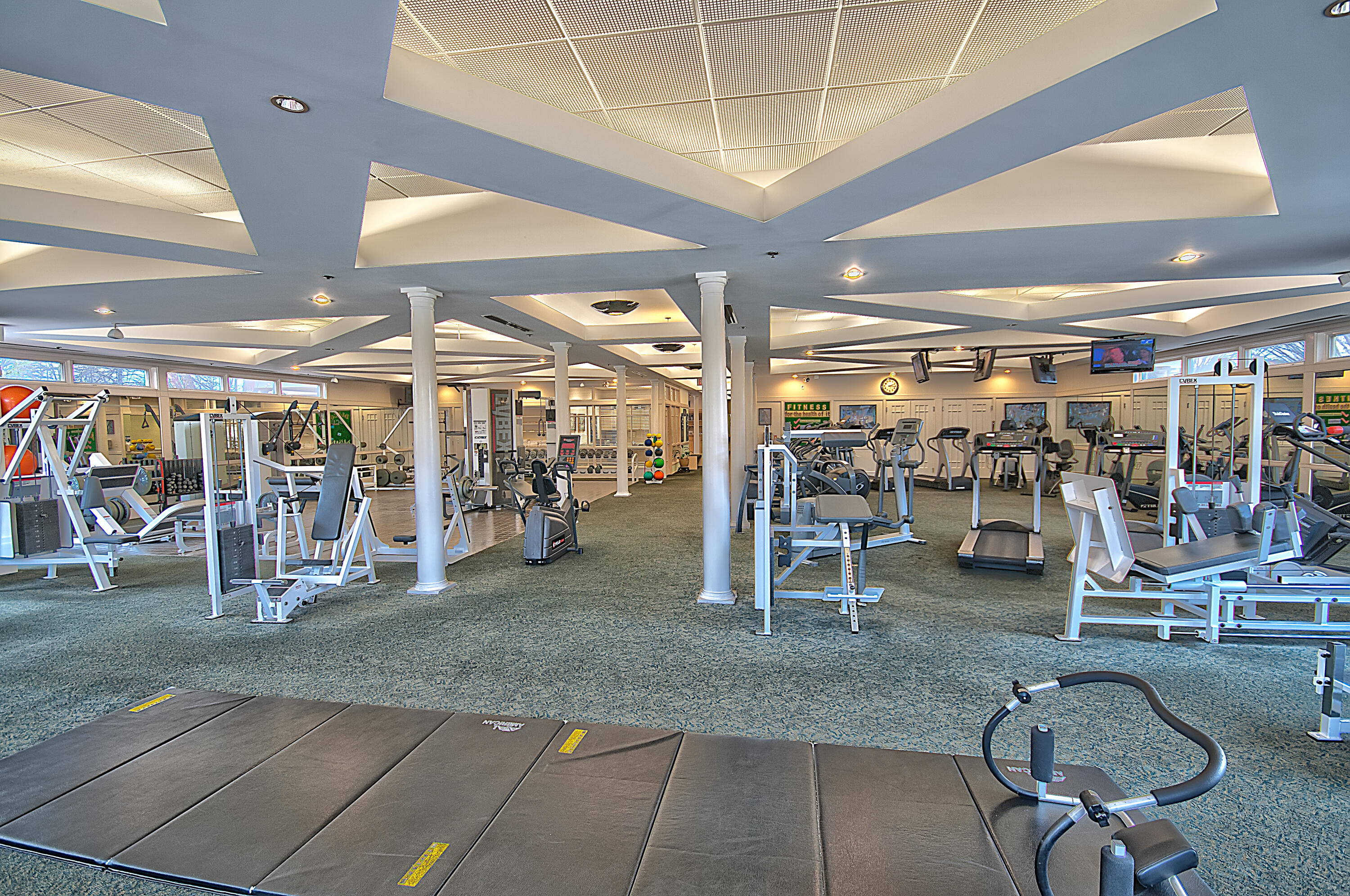 77 The Heights Mashpee, MA 02649 - Photo 45 of 52 a view of a room with gym equipment