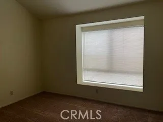 a view of a small space with a window