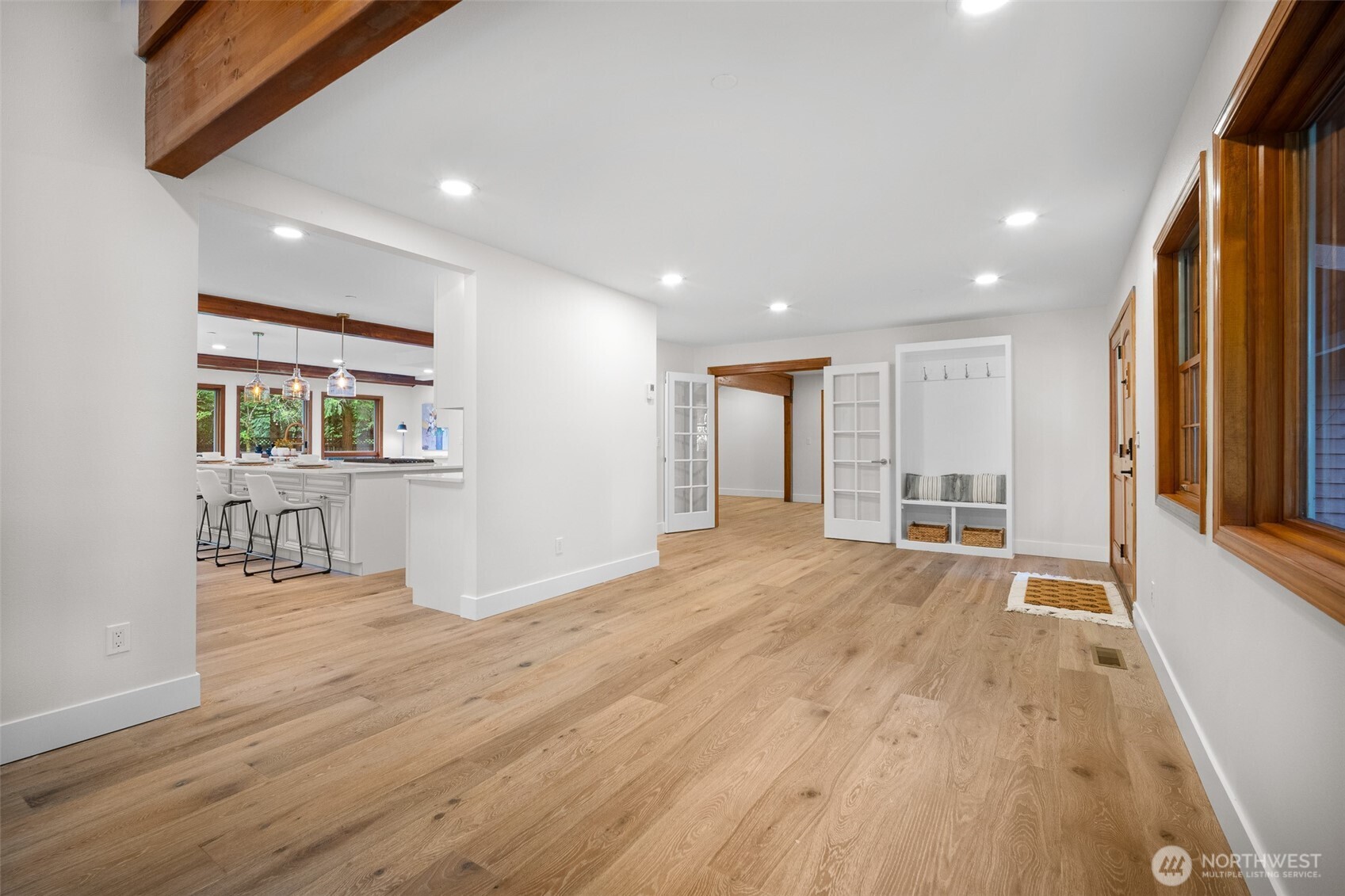 5656 Doran Road Acme, WA 98220 - Photo 14 of 39 a view of an empty room with wooden floor and a window