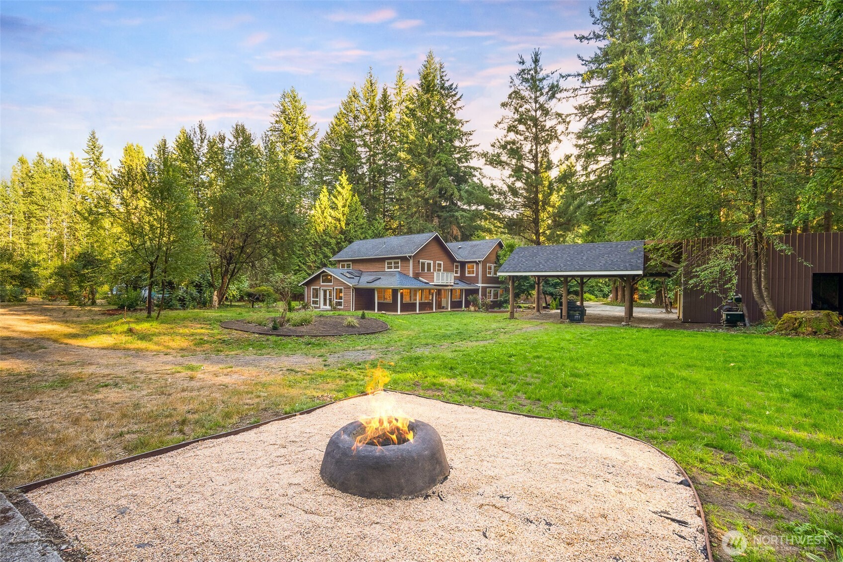 5656 Doran Road Acme, WA 98220 - Photo 34 of 39 a view of a swimming pool with a patio
