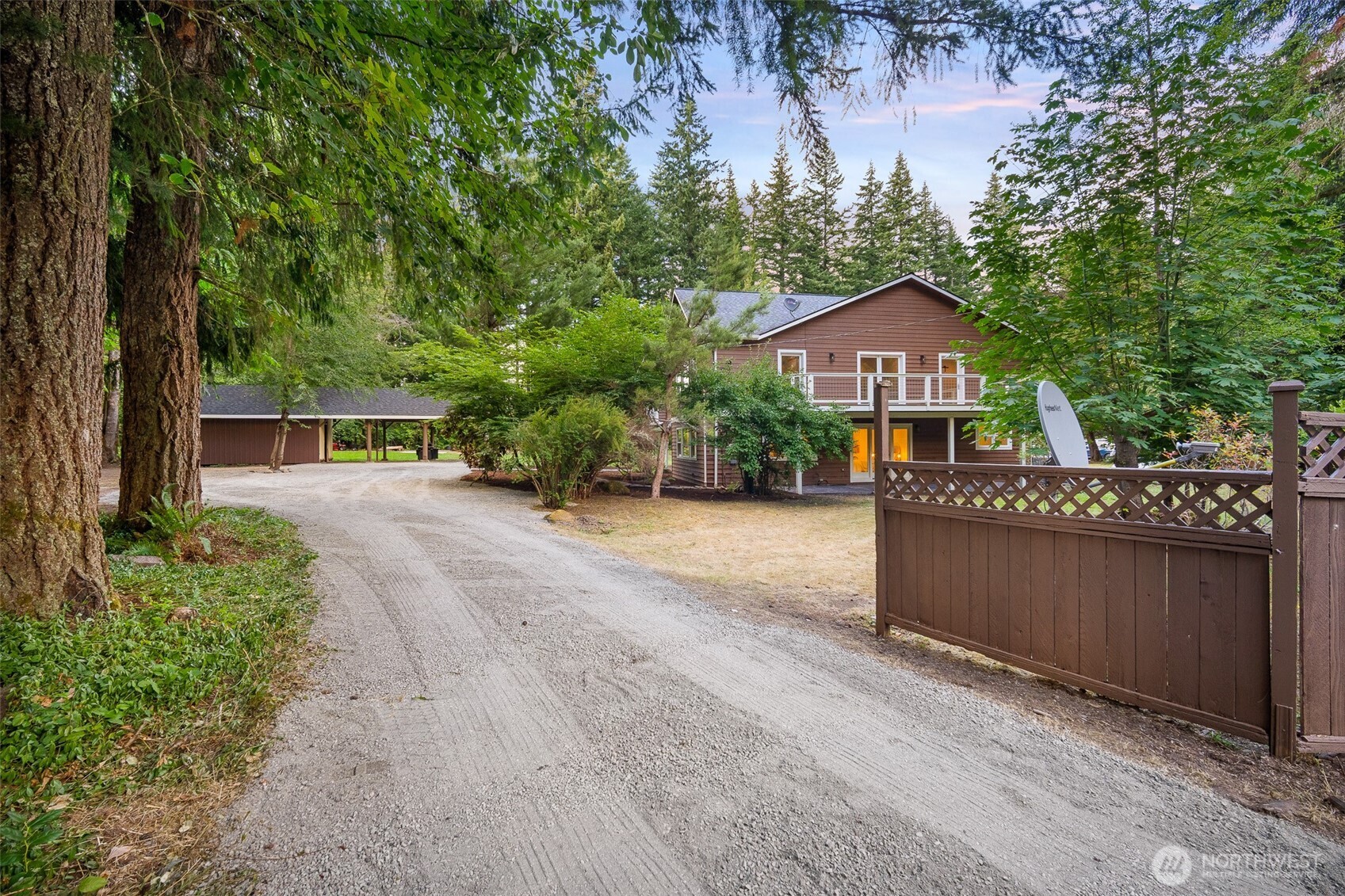 5656 Doran Road Acme, WA 98220 - Photo 35 of 39 a view of street with wooden fence