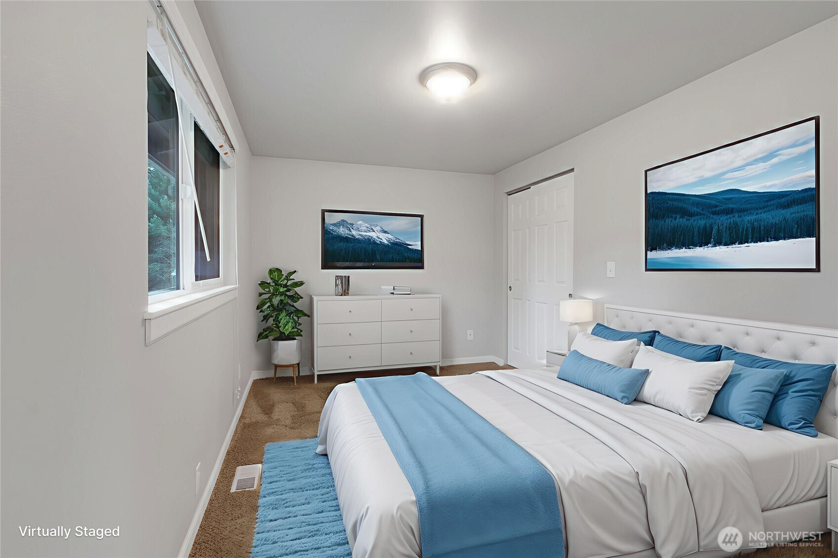 30331 9th Avenue South Federal Way, WA 98003 - Photo 19 of 36 a bedroom with a large bed and a window