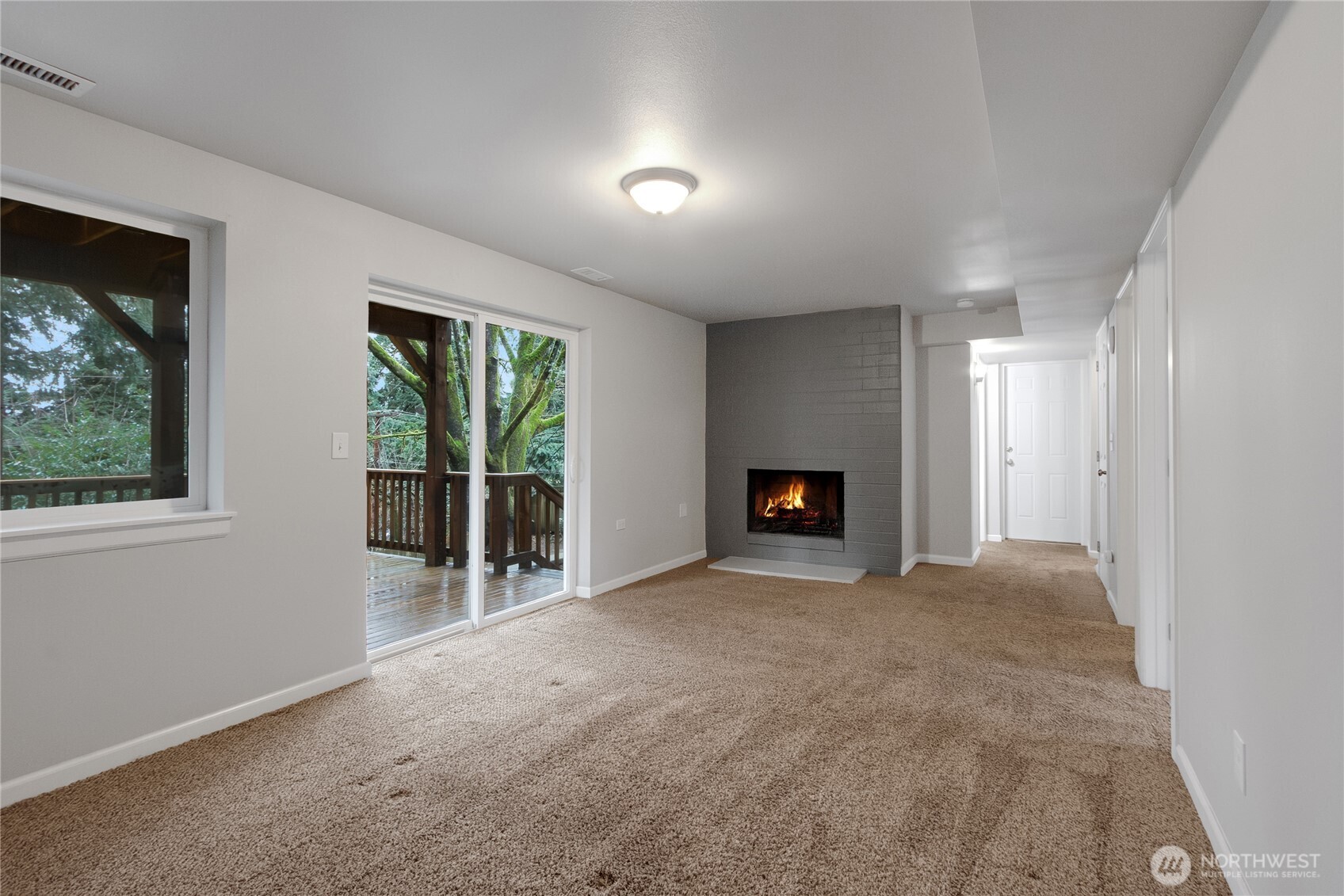 30331 9th Avenue South Federal Way, WA 98003 - Photo 24 of 36 a view of an empty room with a fireplace and a window