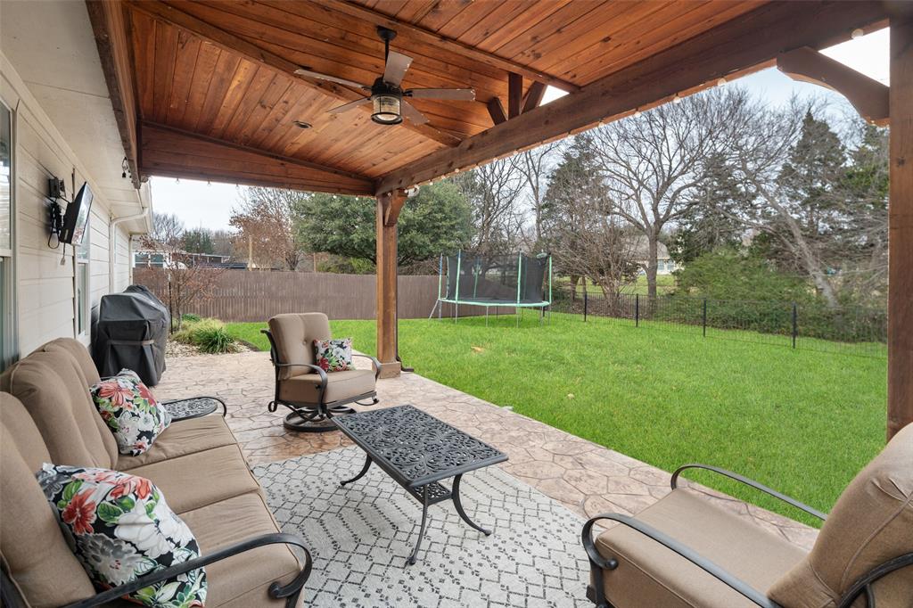 7604 Uvalde Way McKinney, TX 75071 - Photo 2 of 34 Enjoy serene views of this beautiful greenbelt lot with large covered patio!